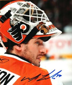 Autographed MICHAEL LEIGHTON 8X10 photo - Philadelphia Flyers
