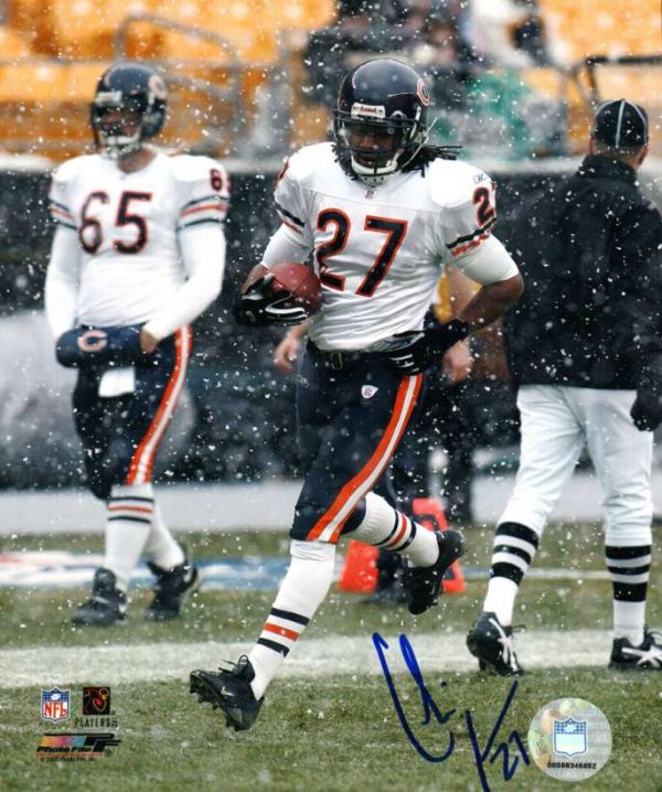 Autographed 8X10 Photo - CHRIS THOMPSON Chicago Bears