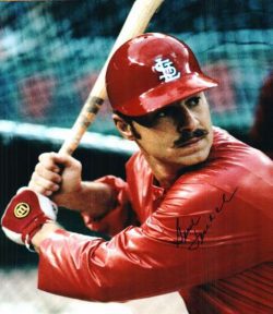 AUTOGRAPHED  GENE TENACE St. Louis Cardinals photo