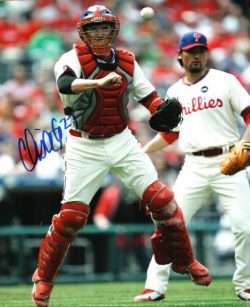AUTOGRAPHED CHRIS COSTE 8x10 Philadelphia Phillies photo