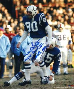 Autographed JIM O'BRIEN 8x10 Baltimore Colts photo