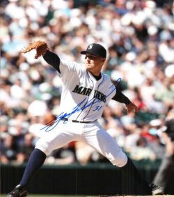 AUTOGRAPHED RYAN FEIERBRAND Seattle Mariners Photo