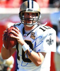 Autographed JAMIE MARTIN 8X10 New Orleans Saints photo