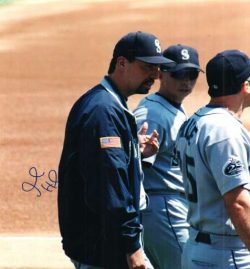 AUTOGRAPHED JOHN HALAMA Seattle Mariners Photo