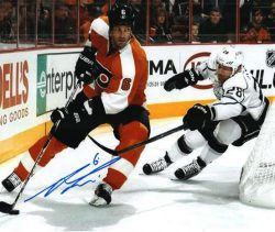 Autographed ANDREAS LILJA 8X10 photo - Philadelphia Flyers
