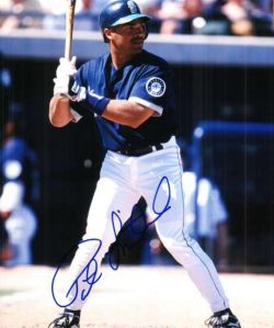 AUTOGRAPHED PAT LISTACH Seattle Mariners Photo