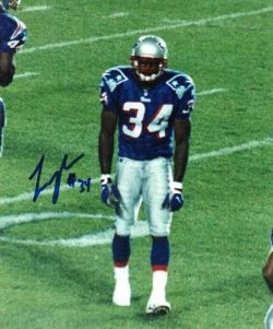 AUTOGRAPHED TEBUCKY JONES New England Patriots photo