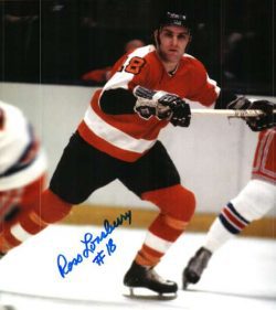 Autographed ROSS LONSBERRY 8X10 Philadelphia Flyers Photo