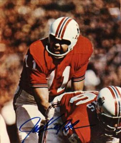 AUTOGRAPHED JOE KAPP 8x10 New England Patriots photo