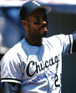 AUTOGRAPHED ELLIS BURKS 8x10 Chicago White Sox Photo