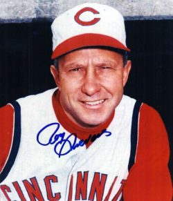 AUTOGRAPHED  photo ROY SIEVERS Cincinnati Reds