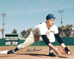 AUTOGRAPHED DICK GERNERT 8x10 Chicago Cubs Photo