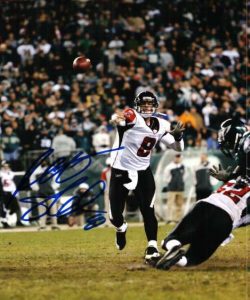 Autographed MATT SCHAUB Atlanta Falcons photo