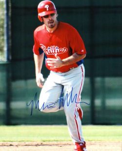 AUTOGRAPHED MATT MILLER photo  Philadelphia Phillies