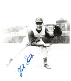 AUTOGRAPHED  photo FRANK SMITH Cincinnati Reds