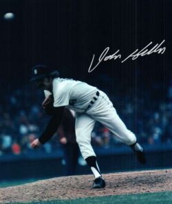 AUTOGRAPHED JOHN HILLER photo  Detroit Tigers
