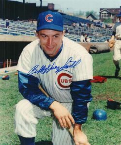 AUTOGRAPHED BOBBY GENE SMITH Chicago Cubs Photo