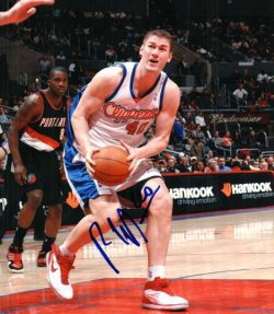 Autographed PAUL DAVIS Los Angeles Clippers Photo