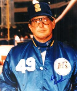 AUTOGRAPHED DAN WARTHEN Seattle Mariners Photo