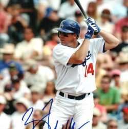 AUTOGRAPHED BILL MUELLER Los Angeles Dodgers photo