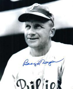 AUTOGRAPHED BOBBY MORGAN photo  Philadelphia Phillies