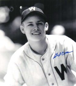 AUTOGRAPHED GIL COAN photo Washington Senators