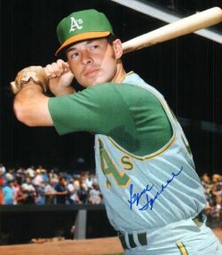AUTOGRAPHED GENE TENACE photo - Oakland A's