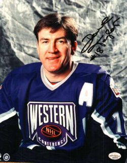 Autographed DAVE TAYLOR 8X10 Los Angeles Kings Photo