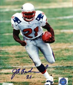 AUTOGRAPHED J R REDMOND New England Patriots photo