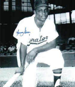 AUTOGRAPHED LENNY GREEN photo Washington Senators