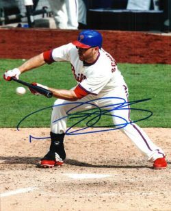 AUTOGRAPHED NATE SCHIERHOLTZ 8X10 photo  Philadelphia Phillies