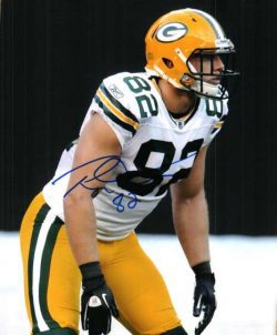 Autographed RYAN TAYLOR 8X10 Green Bay Packers Photo