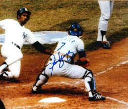 AUTOGRAPHED STEVE YEAGER 8X10 Los Angeles Dodgers photo
