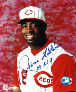 AUTOGRAPHED photo JEROME WALTON Cincinnati Reds