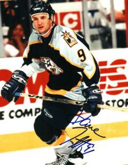 Autographed DARREN TURCOTTE Nashville Predators photo