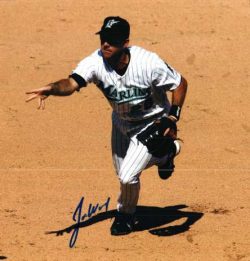 AUTOGRAPHED 8X10 photo JOE WOOD Florida Marlins