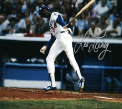 AUTOGRAPHED LEE LACY 8X10 Los Angeles Dodgers photo