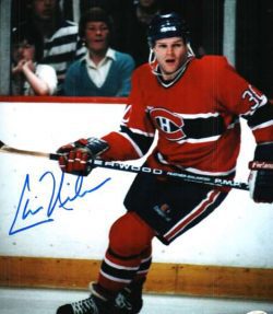 Autographed CHRIS NILAN 8x10 Montreal Canadiens Photo