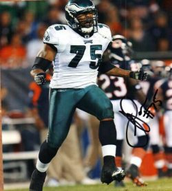 Autographed JUQUA PARKER 8X10 Photo - Philadelphia Eagles