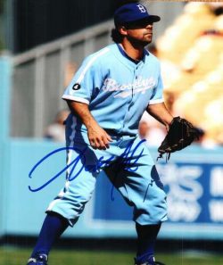 AUTOGRAPHED AARON MILES 8X10 Los Angeles Dodgers photo
