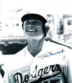 AUTOGRAPHED TOM PACIOREK Los Angeles Dodgers photo