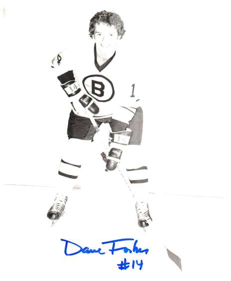 Autographed Joey Mullen HoF 2000 Boston Bruins Photo - Main Line