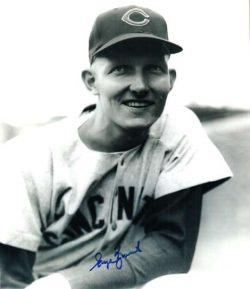 AUTOGRAPHED  photo GEORGE ZUVERINK  Cincinnati Reds