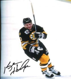 Autographed KEN HODGE JR 8x10 Boston Bruins  Photo