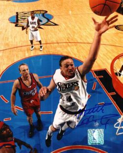 AUTOGRAPHED  KEITH VAN HORN Philadelphia 76'ers photo