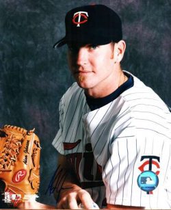 AUTOGRAPHED ADAM JOHNSON -  Minnesota Twins photo