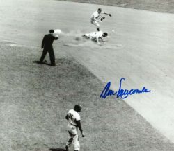 AUTOGRAPHED DON NEWCOMBE Brooklyn Dodgers photo