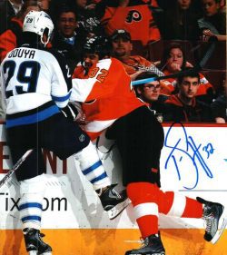Autographed TOM SESTITO 8X10 photo - Philadelphia Flyers