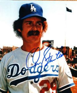 AUTOGRAPHED DON STANHOUSE Los Angeles Dodgers photo