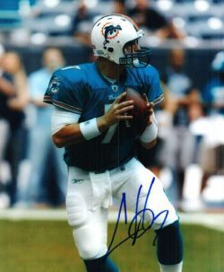 Autographed CHAD HENNE 8X10 Miami Dolphins photo